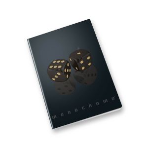 Zvezek A4 38 listni, 100g, črtan, Pigna, Monocrome Gold