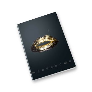 Zvezek A4 38 listni, 100g, črtan, Pigna, Monocrome Gold