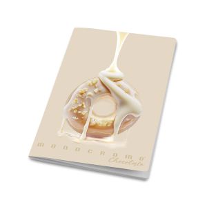Zvezek A4 38 listni, 100g, črtan, Pigna, Monocrome White Chocolate