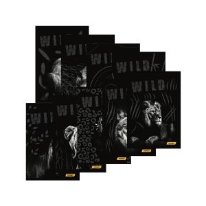 Zvezek A4 80 listni karo 5mm Animal Wild, Target