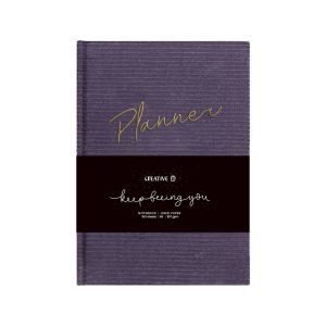 Notes Velevet 14x 20 cm, sort