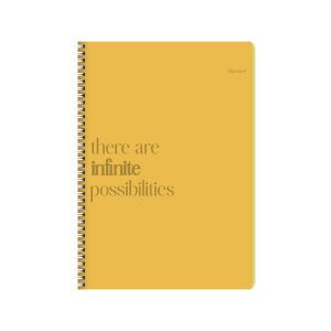 Šprialni zvezek A4 120 listni črtan Infinity, sortirani motivi