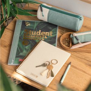 Špiralni zvezek, Brunnen, Student Color Code, Jungle, A4, mali karo, 80 listni