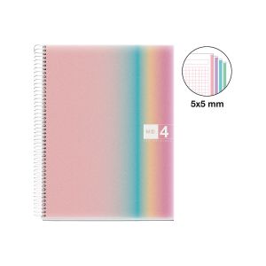 Špiralni zvezek, Miquelrius, A4, 120-listni, karo, Aurora, Iceland