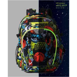 Set Nahrbtnik LED Generation Z s pripadajočo peresnico All Sports