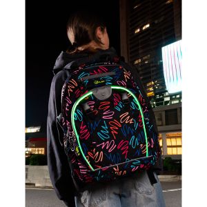 Set Nahrbtnik LED Generation Z s pripadajočo peresnico All Sports