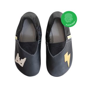 Fantovski usnjeni copati  FlexGrip HERO, št. 35