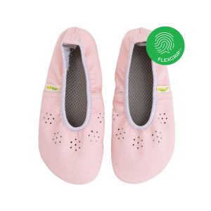 Dekliški usnjeni copati FlexGrip Fly Rose, št. 34