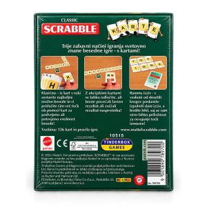 Družabna igra Scrabble, karte, Piatnik
