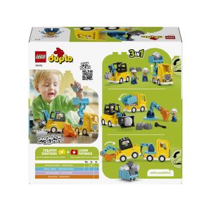 LEGO  Duplo Town 10475 3v1 Gradbena vozila