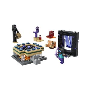 LEGO  Minecraft 21584 Potovanje skozi portala Nether in End