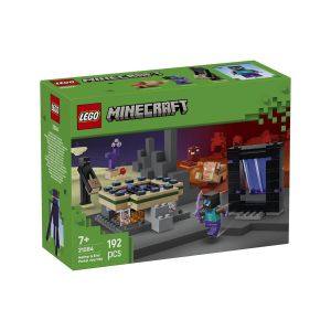 LEGO  Minecraft 21584 Potovanje skozi portala Nether in End