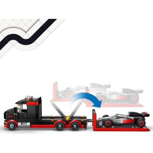 LEGO City 60493 Razstavni tovornjak F1  z dirkalnikom Audi F1