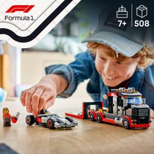 LEGO City 60493 Razstavni tovornjak F1  z dirkalnikom Audi F1