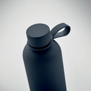 Vakuumska flaška termo iz rec. nerjavečega jekla z gumiranim zaključkom, silikonskim ročajem. 500 ml