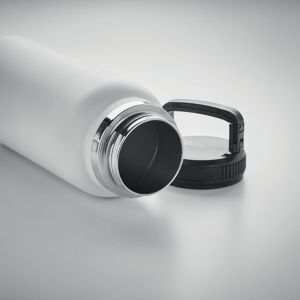 Flaška termo iz nerjavečega jekla, z ročajem na pokrovu. 970 ml