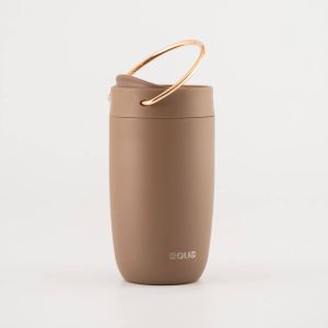 Terno lonček za kavo 300 ml, notranji keramični premaz, toffee