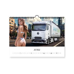 Stenski koledar, Tovornjaki, 2026, 201201, 46 x 39