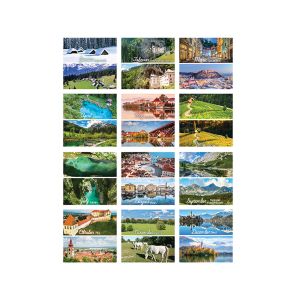 Stenski koledar, Gremo na lepše po Sloveniji, 2026, 202005, 33 x 54