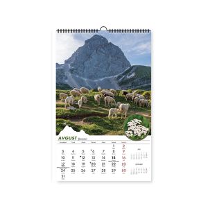 Stenski koledar, Slovenske gore, 2026, 201214, 33 x 54