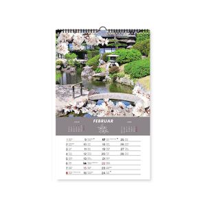 Stenski koledar, Lepota vrtov, 2026, 202004, 33 x 54