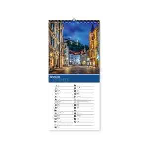 Stenski koledar, Lepa Slovenija, 2026, 201227, 23 x 54