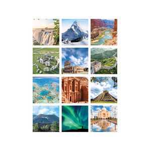 Stenski koledar, Čudesa sveta, 2026, 202281, 33 x 54