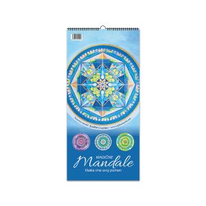 Stenski koledar, Magične mandale, 2027, 202001, 23 x 54