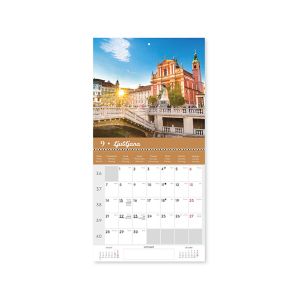 Stenski koledar, Moja Slovenija, 2026, 201222, 30 x 36/66