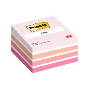 Samolepilni lističi v kocki, 3M, 2028P, 76x76mm, roza, 450 listov
