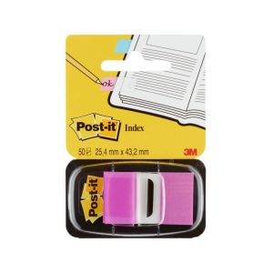 Označevalci, 3M Post-it, 680, 25x43mm, vijolični, 50 označevalcev