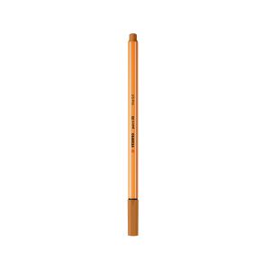 Flomaster, Stabilo, Point, 0,4 mm, temno oker