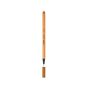 Flomaster, Stabilo, Point, 0,4 mm, temno oker