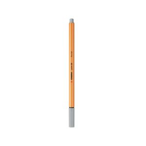 Flomaster, Stabilo, Point, 0,4 mm, svetlo siv
