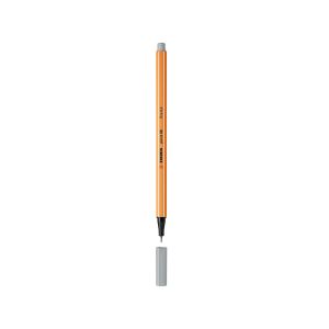 Flomaster, Stabilo, Point, 0,4 mm, svetlo siv
