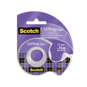3M Scotch GiftWrap lepilni trak v priročnem podajalcu 19mm x 15m