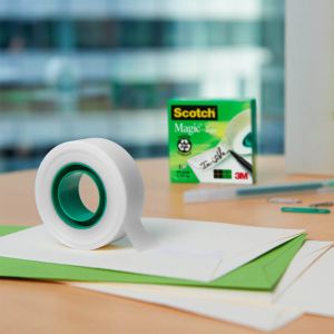 Lepilni trak, 3M Scotch magic 810, 12mmx33m, neviden