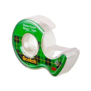 Lepilni trak na podajalcu, 3M Scotch magic, 19mm x 7,5m, neviden