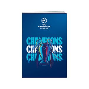 Zvezek, A4, 54-listni, črtni 9 mm, različni motivi UEFA Champions League