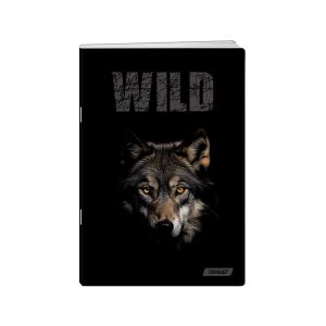 Zvezek, Target, A4, 80-listni, črtni, različni motivi Animal Wild