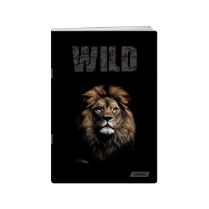 Zvezek, Target, A4, 80-listni, črtni, različni motivi Animal Wild