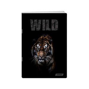 Zvezek, Target, A4, 80-listni, črtni, različni motivi Animal Wild
