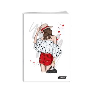 Zvezek, Target, A4, 52-listni, karo 5 mm, različni motivi Girl Power