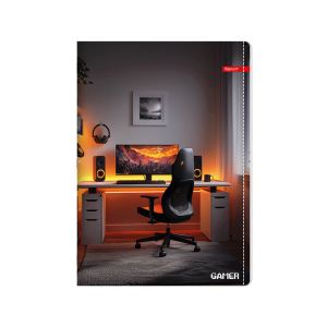 Zvezek A4 52 listni karo 5mm Gamer, sortirani motivi