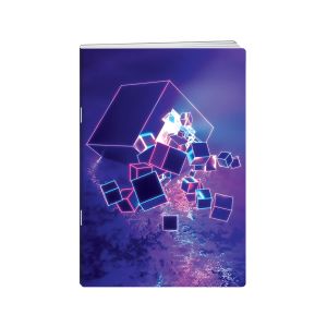 Zvezek A4, 52 listni, karo 5mm, Neon, New Design, 