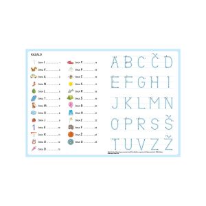 Zvezek, TakoLahko ABC s predlogami velikih črk, A4, 40-listni