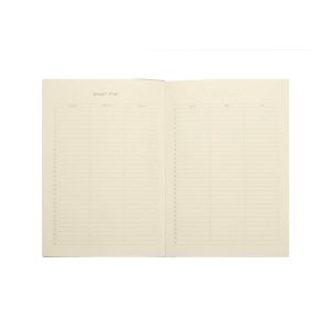 Blok Victoria s Journals Smyth Bullet Journal, trde platnice, 14x20 cm, bež