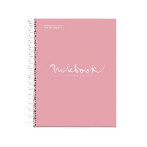 Špiralni zvezek, MiquelRius, A4, 80-listni, karo, Emotions, ECO, sivka