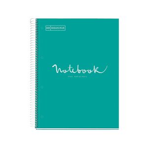 Špiralni zvezek, MiquelRius, A4, 80-listni, karo, Emotions, ECO, sivka
