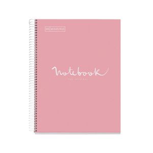 Špiralni zvezek, MiquelRius, A4, 80-listni, karo, Emotions, ECO, sivka